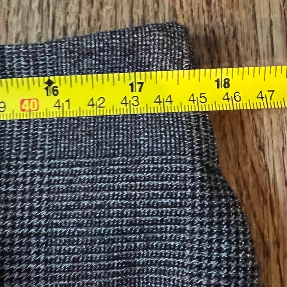 EUC LOFT brown plaid slim fit pants size 14 - Picture 11 of 14